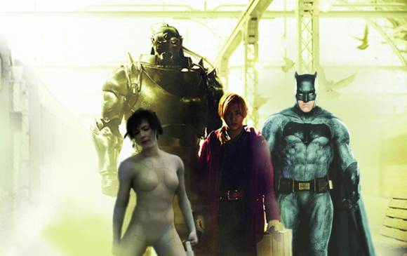 En la imagen con Batman, Ghost in the shell y Fullmetal Alchemist. FOTOS Cortesía