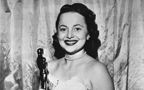 Así lució la actriz cuando ganó su primer Oscar en 1947. FOTO Getty
