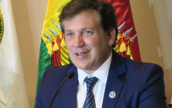 Alejandro Domínguez presidente de la Conmebol. FOTO EFE