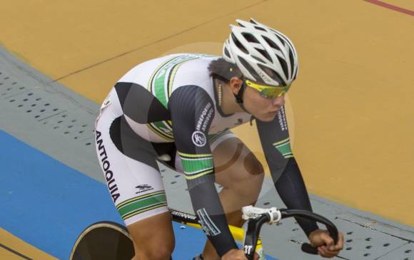 Urrego, promesa del ciclismo colombiano. FOTO JAIME PÉREZ
