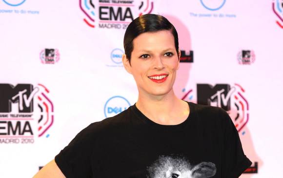 Bimba Bosé, cantante, modelo y artista española. FOTO AFP