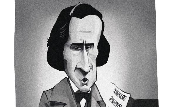 A través de las mazurcas y las polonesas, Chopin exploró y reinterpretó danzas tradicionales de Polonia. FOTO ilustración Emerson Gaviria 