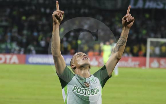 Mateus Uribe fue el hombre que abrió la ilusión, anoche, en el triunfo verde sobre los argentinos. FOTO Manuel Saldarriaga