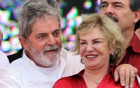 Lula y Marisa (q.e.p.d.) FOTO ARCHIVO AFP