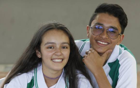 Sara Moncada y Miguel Ángel Soto, cuota paisa en la Olimpiada de ajedrez que comenzará el lunes. FOTO manuel saldarriaga 