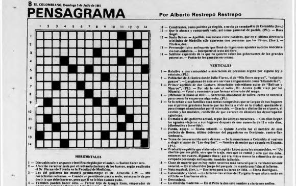 El Pensagrama fue su creación, una demostración de su talento. FOTO Archivo