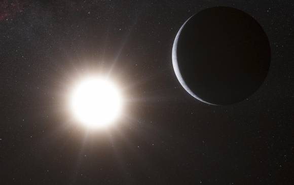 Un planeta confirmado y otro posible hacen más interesante el sistema estelar más cercano a nosotros, conformado por 3 estrellas. Ilustración cortesía ESO