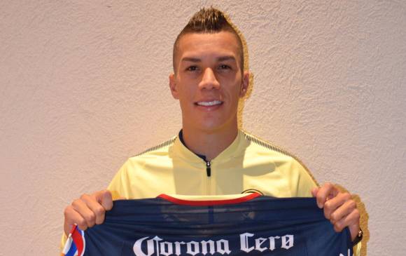 Mateus Uribe jugará con el número 8 en el Club América. FOTO CORTESÍA CLUB AMÉRICA