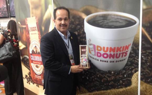 Rusell Pagán, director para América Latina de Dunkin Brands, que es la casa matriz de las tiendas Dunkin Donuts, marca que en Colombia tiene 175 puntos de venta. FOTO cortesía