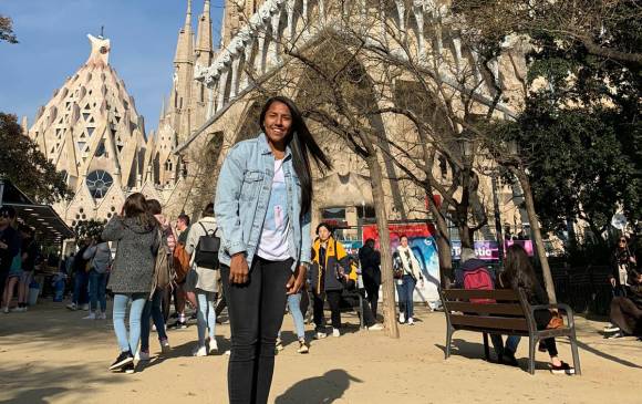 A pesar del exigente trabajo deportivo, Manuela ha tenido tiempo para conocer. Fotos cortesía MV y Espanyol