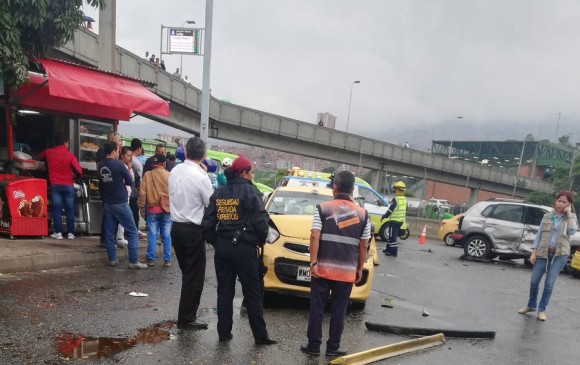 Cuatro heridos dejó accidente de tránsito en la Terminal del Norte
