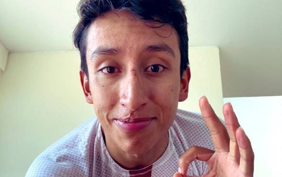 Egan pasa sus días de aislamiento en Cundinamarca. FOTO TOMADA DE TWITTER @Eganbernal