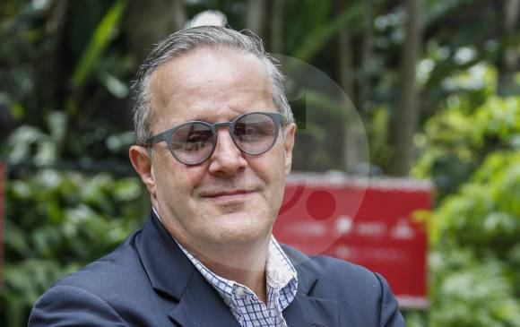Martínez Lloreda, director de El País de Cali, fue reconocido en Medellín, durante el Festival Gabo, que entregó sus premios la semana pasada. Ya llegó a su sexta edición. FOTO Róbinson Sáenz 