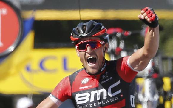 El ciclista belga Greg van Avermaet se impuso en el inicio de la montaña en el Tour de Francia y es nuevo líder de la general. FOTO REUTERS