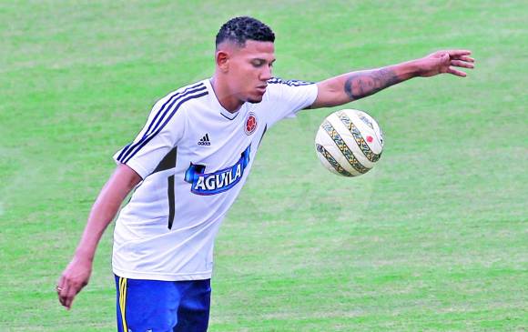 Álex Mejía le hace fuerza a la Selección y trabaja para volver a estar con la Tricolor. FOTO Archivo Juan Antonio Sánchez