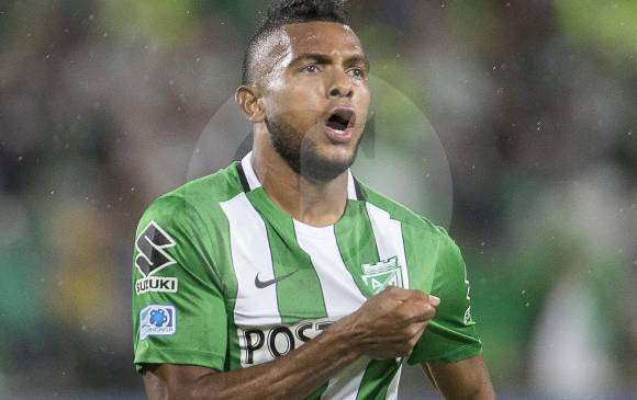 El delantero Miguel Borja es la principal ficha de Nacional para hacerle daño a la defensa de Cerro Porteño.FOTO Robinson Sáenz