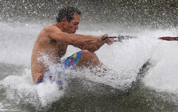Santiago Correa, colombiano, en los Juegos de Mar y Playa. FoTO cortesía