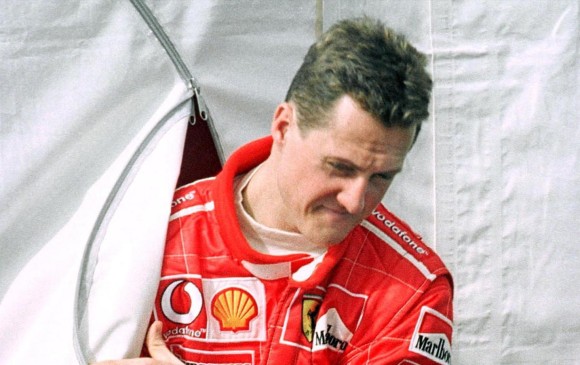 47 años tiene Michael Schumacher, el icónico piloto de Ferrari. Hace 33 meses que se accidentó esquiando. FOTO afp 