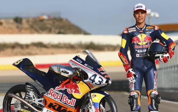 A sus 18 años, Steward García espera cumplir en gran papel en Europa. FOTO cortesía red bull
