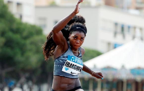 Caterine es líder, en triple, en la tabla por puntos de la Liga con 19. La siguen Shanieka Ricketts (17) y Rojas (15). FOTO REUTERS