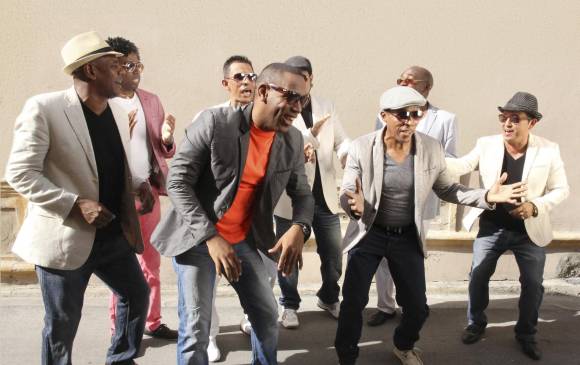 Para el Septeto Santiaguero es muy importante el baile en sus videos. FOTO cortesía