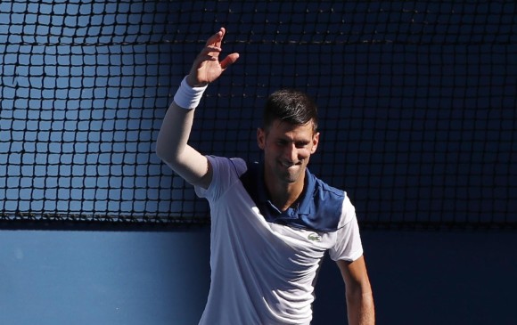 Uno de los felices ganadores tras el retorno a las canchas y a torneos grandes fue el exnúmero uno Novak Djokovic. FOTO Reuters