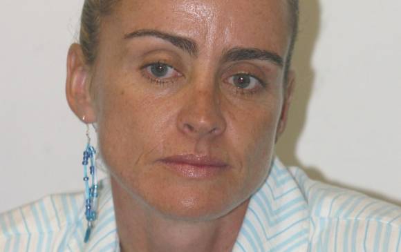 María Luisa Calle se mostró tranquila y dice que seguirá pedaleando pese a sanción. FOTO archivo