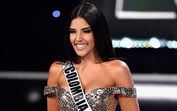 Laura González, de Colombia, en Miss Universo. FOTO AFP