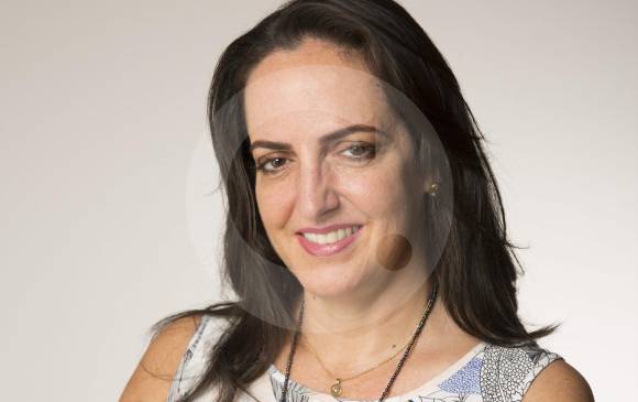 La representante María Fernanda Cabal estuvo en Medellín participando en un foro sobre el No al plebiscito con el excandidato a la alcaldía Juan Carlos Vélez Uribe. FOTO edwin bustamante