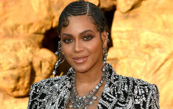 Beyoncé en la premiere de la nueva versión de El Rey León en el Dolby Theatre de Hollywood. Foto: Kevin Winter - AFP. 