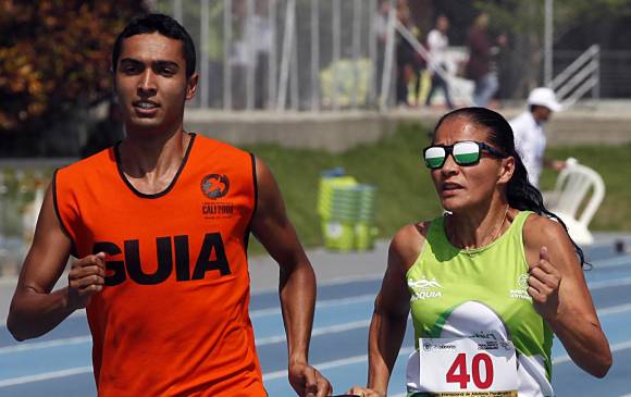 Maritza Arango, en las pruebas de 800 y 1.500, está llamada a ganar oro y cupo a Juegos Paralímpicos. FOTO henry AGUDELO