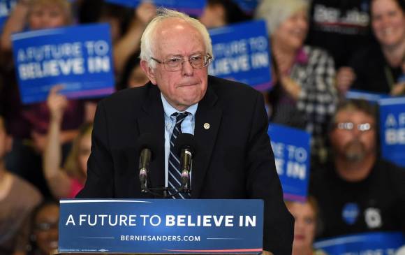Bernie Sanders ha logrado el apoyo de los votantes jóvenes en las urnas de Iowa y New Hampshire. FOTO afp