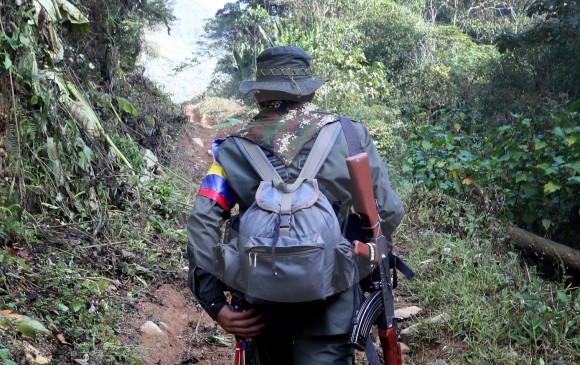 Mientras en La Habana el Gobierno colombiano y las Farc tratan de llegar a un acuerdo de paz, en el campamento del frente 18 de esta guerrilla, la vida transcurre en la cotidianidad de la selva antioqueña. Foto: Donaldo Zuluaga