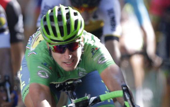 El eslovaco Peter Sagan (Tinkoff) se adjudicó la decimosexta etapa del Tour de Francia. FOTO AP