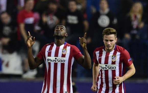 Jackson celebró su segundo gol oficial con la camisa del Atlético de Madrid. FOTO REUTERS