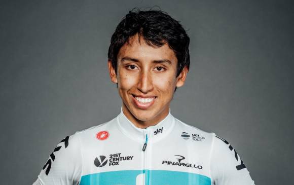 Egan Bernal, el colombiano que este año vestirá la camiseta del Sky británico. FOTO tomada del Team Sky