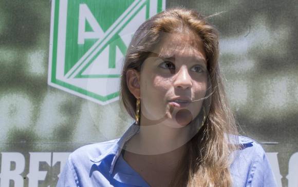 Sofía Navarro estuvo tres años en la gerencia del equipo femenino de Nacional. FOTO JUAN ANTONIO SÁNCHEZ