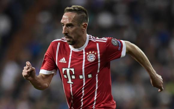 Franck Ribery defiende los colores del Bayern de Múnich hace 11 años. FOTO AFP