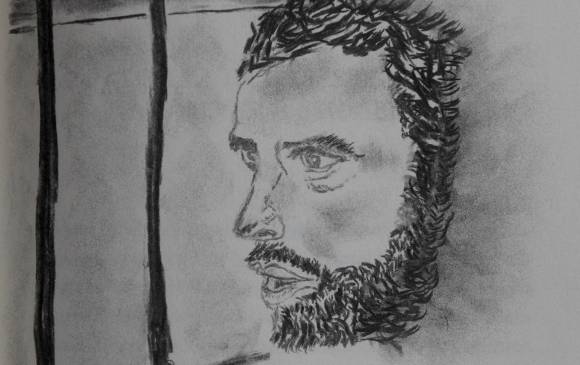 Autorretrato de Leopoldo López en el libro que escribió este preso político venezolano y acaba de ser publicado. FOTOS cortesía