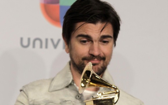 Juanes en la celebración número 15 de los Latin Grammy. Este año, el paisa recibe el premio a Persona del Año. Foto: AFP - JOHN GURZINSKI