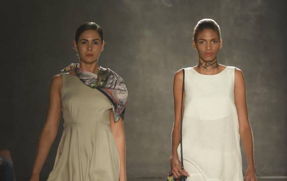 El desfile de Olga Piedrahita se vio en BCapital, la feria de moda que se realiza en Bogotá. FOTO cortesía inexmoda