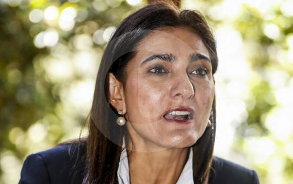 La ministra Ángela María Orozco cumple su primer año en la cartera. El balance que entrega es agridulce. FOTO jaime pérez