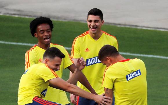 El buen ambiente y la familiaridad entre los jugadores predominan en las prácticas del combinado nacional. FOTO efe