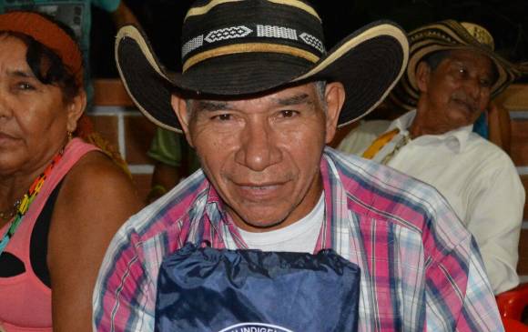 El cacique Adalberto, 69 años, es considerado un líder de sus comunidades y su pueblo Senú. FOTO Cortesía