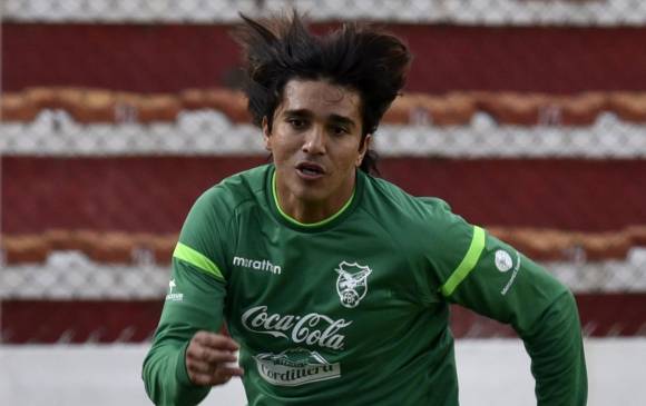 Marcelo Martins Moreno, una de las figuras que trajo Bolivia para el partido de esta tarde frente a Colombia. FOTO AFP