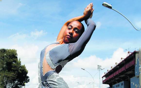 Fajardo evidencia con gratos resultados que tiene buen futuro en patinaje artístico. FOTO jaime pérez