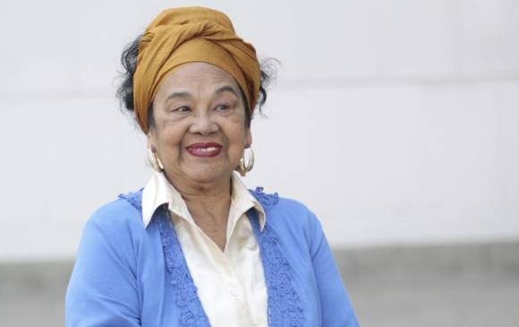 Totó la Momposina tiene 74 años y está nominada por su álbum El asunto. FOTO archivo