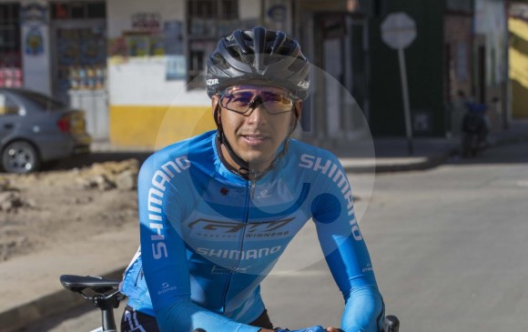 Brandon Rivera, ciclista colombiano que tiene una revancha pendiente en el Viejo Continente. FOTO Edwin Bustamante 