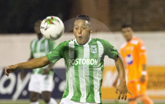 Sebastián Gómez, una ausencia lamentable de Nacional para el duelo de este domingo en el Atanasio. FOTO Edwin Bustamante