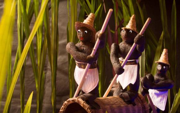 Yuma, río amigo es un montaje de títeres de La Fanfarria que participará en la XVIII edición del Festival Mamimuti, que comenzará este fin de semana. FOTO Cortesía La Fanfarria